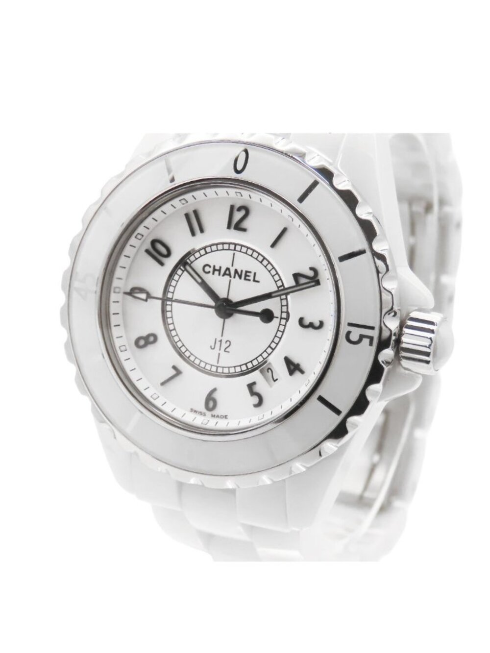 Chanel White Ceramic SS Watch Quartz Battery Replacement